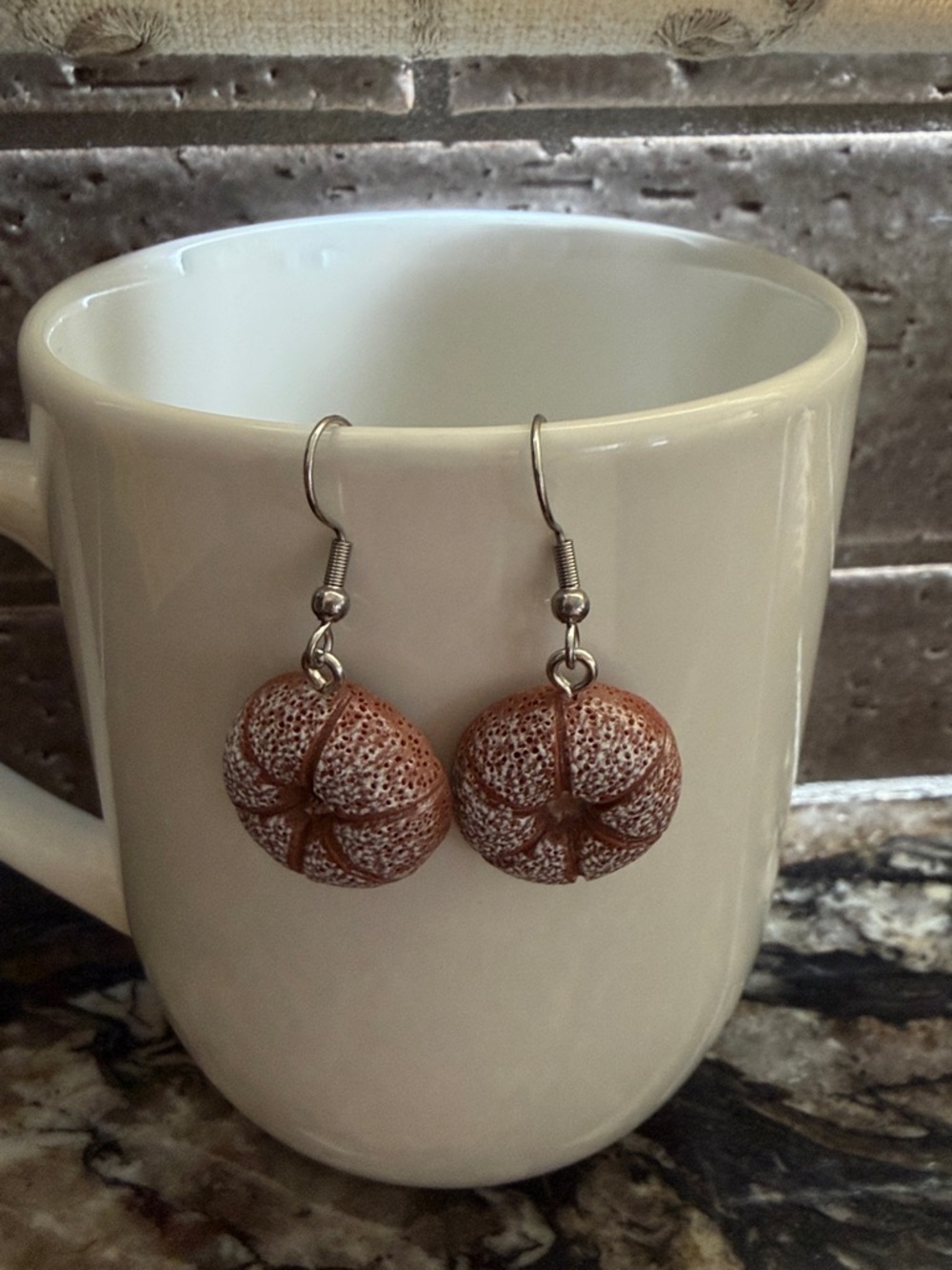 Handcrafted Food Art Pastry Resin Drop Earrings